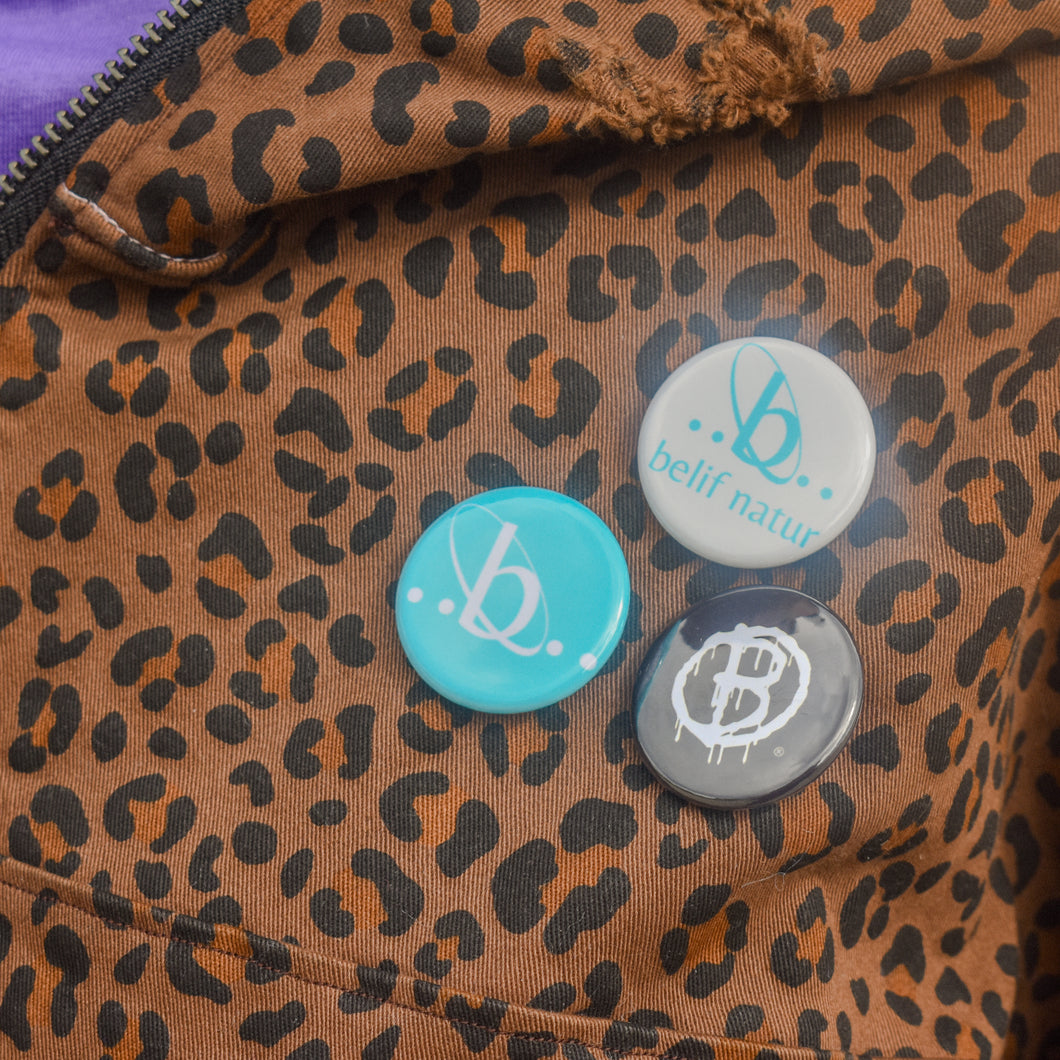 BelifNatur. Logo Pins